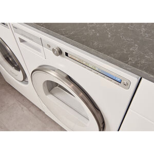 Asko Logic Series 23 in. 5.1 cu. ft. Stackable Electric Dryer with Sensor Dry - White, White, hires