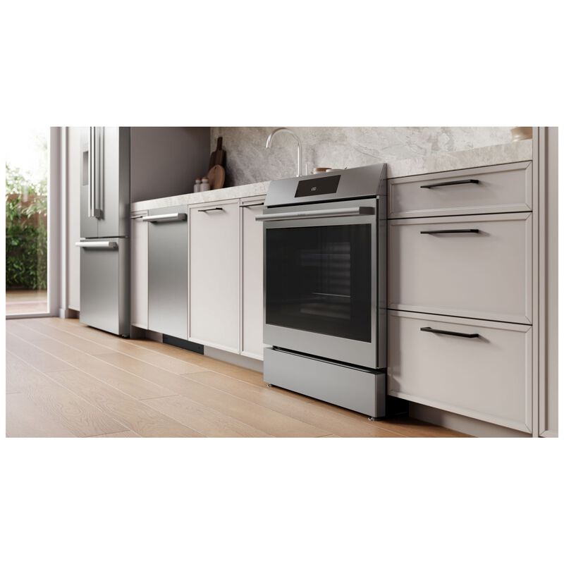 Bosch 500 Series 30 in. 5.8 cu. ft. Air-Fry Standard Convection Slide-In Electric Range with 4 Induction Burners - Stainless Steel, , hires