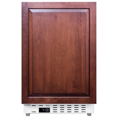 Summit 21 in. 3.5 cu. ft. Left-Hinged Undercounter Refrigerator - Custom Panel Ready with White Cabinet | ALR46WIFLHD