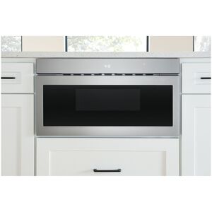 Frigidaire Professional 30 in. 1.2 cu. ft. 1000W Drawer Microwave with Sensor Cooking - Stainless Steel, , hires