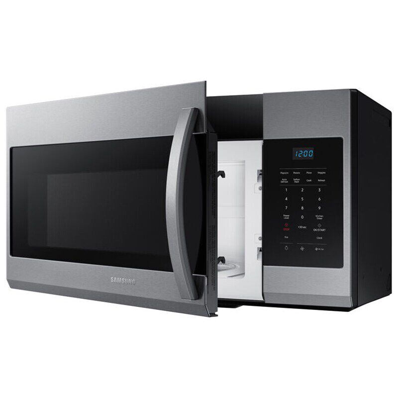 Samsung 30 in. 1.7 cu. ft. 1000W Over-the-Range Microwave with 300 CFM - Stainless Steel, Stainless Steel, hires