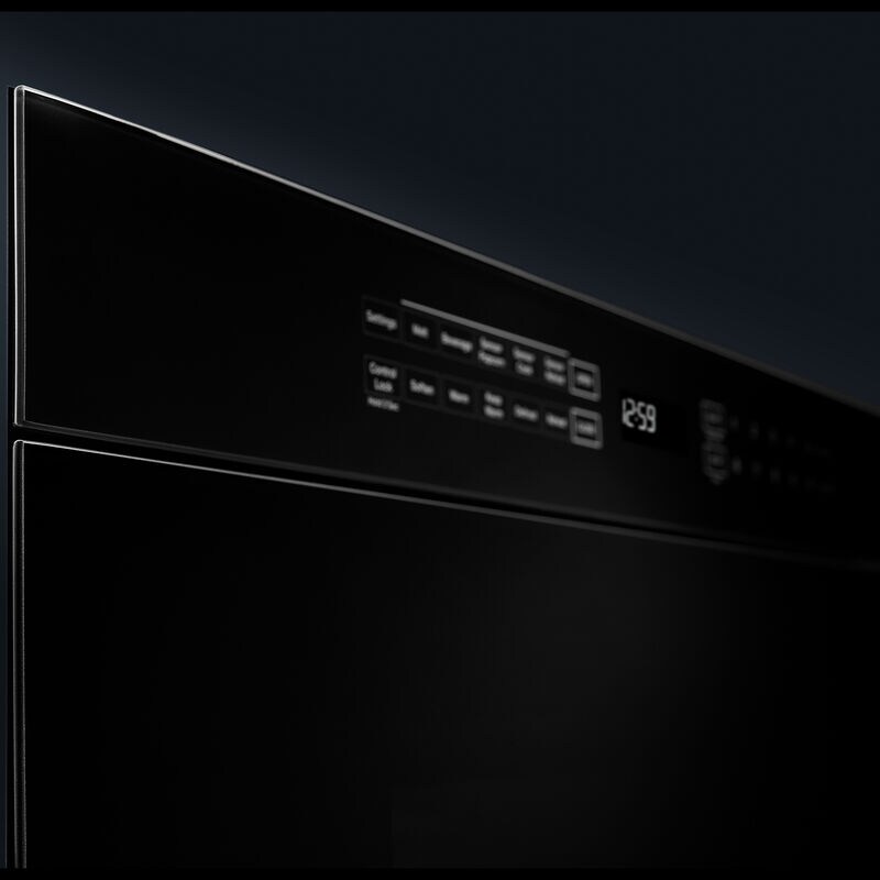 JennAir Noir 24 in. 1.2 cu. ft. 950W Drawer Microwave with Sensor Cooking - Floating Glass Black, , hires