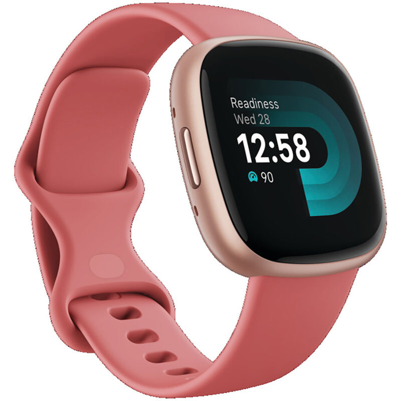 Fitbit Versa 4 Fitness smartwatch - Pink Sand / Rose Aluminum | P.C. Richard & Son