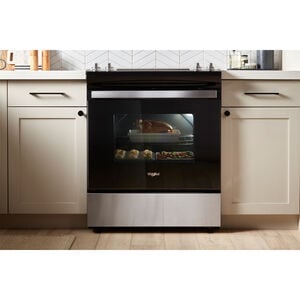 Whirlpool 30 in. 4.8 cu. ft. Electric Range with Coil Burners - Black, Black, hires