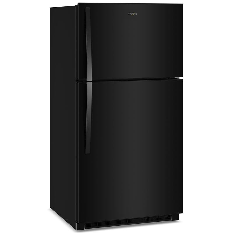 Whirlpool 33 in. 21.3 cu. ft. Garage-Ready Top Freezer Refrigerator - Black, Black, hires