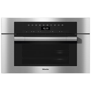 Miele 30" 1.8 cu. ft. Electric Smart Wall Oven with Standard Convection - Clean Steel, , hires