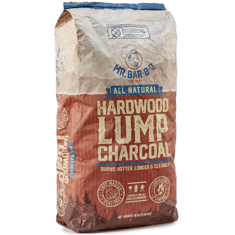 MR. BAR-B-Q 16 lb bag Hardwood Lump Charcoal, , hires