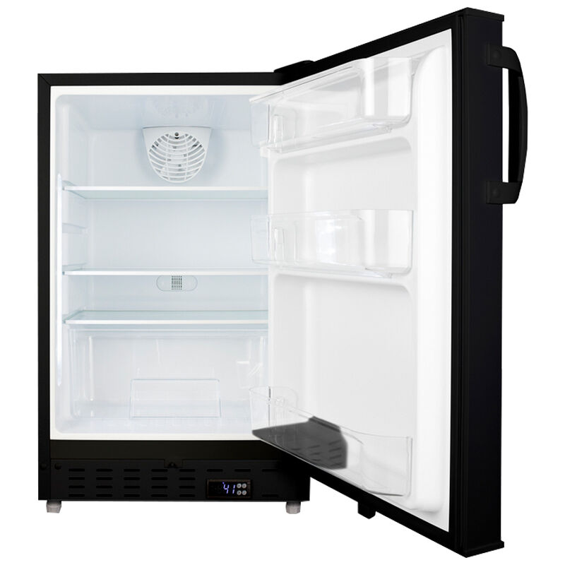 Summit 20 in. 3.5 cu. ft. Undercounter Refrigerator - Black, , hires