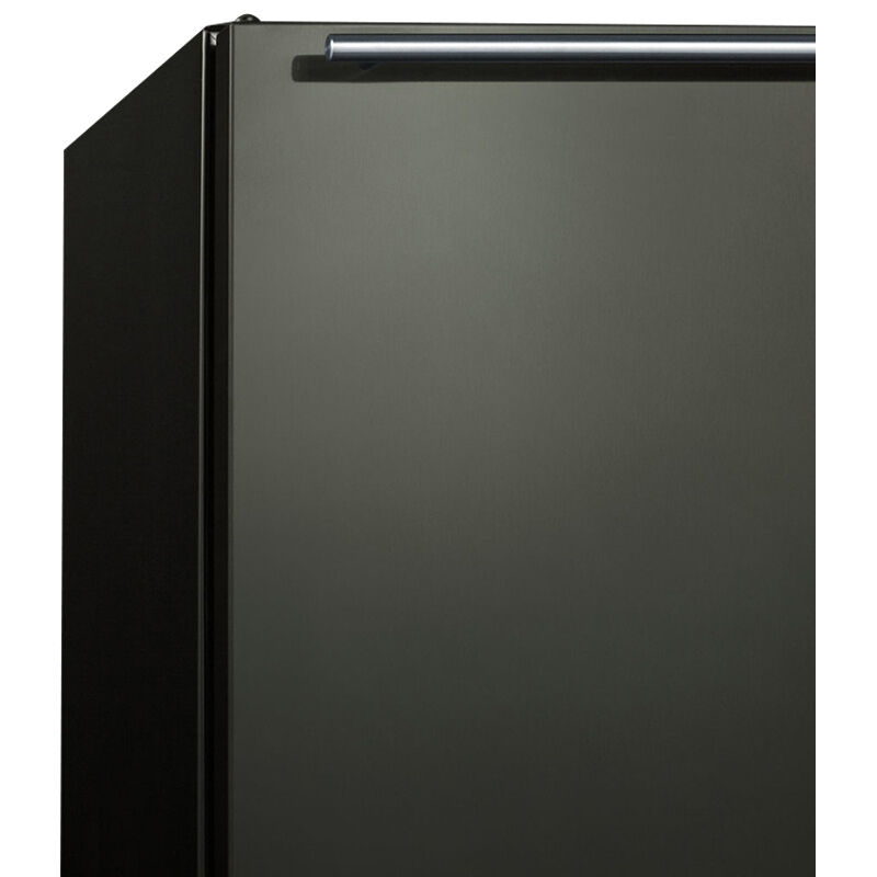Summit 24 in. 4.7 cu. ft. Upright Compact Freezer with Ice Maker