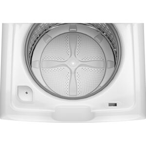 GE 27 in. 4.6 cu. ft. Top Load Washer with Stainless Steel Basket, Cold Plus, Wash Boost & Sanitize with Oxi - White, , hires