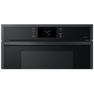 Samsung 30 in. 7.0 cu. ft. Electric Smart Oven/Microwave Combo Wall Oven with Dual Convection & Self Clean - Matte Black, , hires