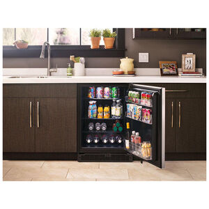 Whirlpool 24 in. 5.1 cu. ft. Undercounter Refrigerator with Towel Bar Handle - Stainless Steel, , hires