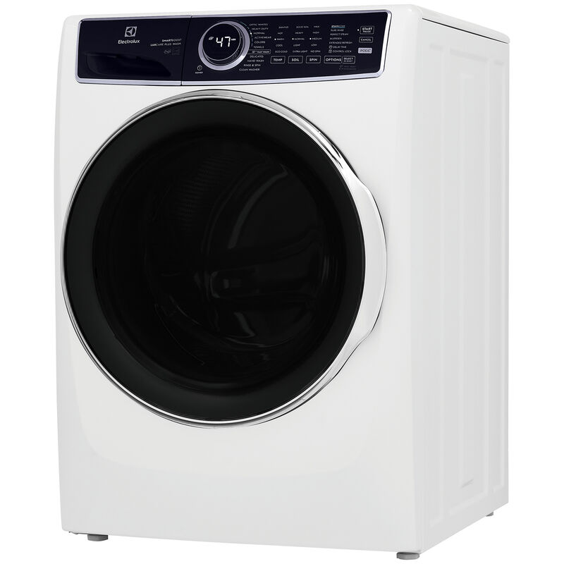 Electrolux 600 Series 27 in. 4.5 cu. ft. Stackable Front Load Washer with Perfect Steam, LuxCare Plus Wash System & SmartBoost -White, White, hires