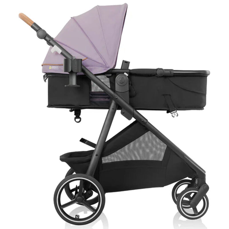 Evenflo Shyft Intuiti+ Stroller with Green & Gentle Fabric - Agate