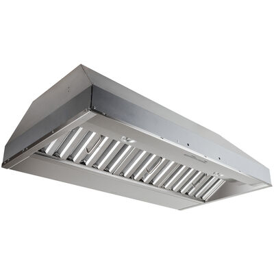 Best CP5 Series 48 in. Standard Style Range Hood with 3 Speed Settings, 1500 CFM, Ducted Venting & 2 LED Lights - Stainless Steel | CP57IQT482SB