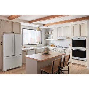 Whirlpool 27 in. 8.6 cu. ft. Smart Top Control Electric Double Wall Oven with Standard Convection - White, , hires