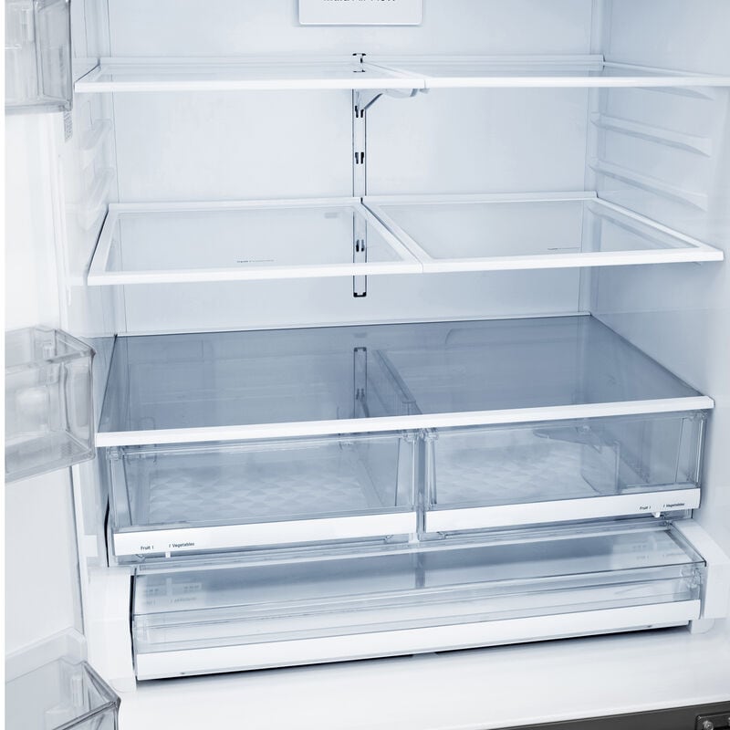 LG 36 in. 27.7 cu. ft. Smart French Door Refrigerator with Ice & Water Dispenser - PrintProof Stainless Steel, PrintProof Stainless Steel, hires