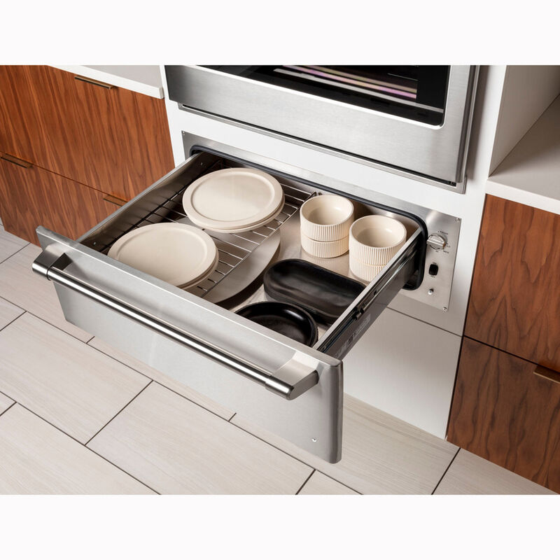 Cafe 30 in. 1.9 cu. ft. Warming Drawer with Humidity Control - Matte White, Matte White, hires