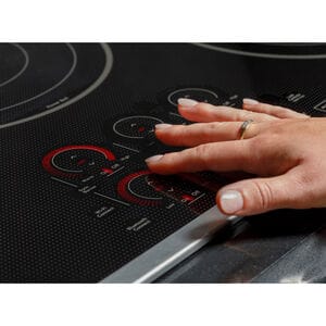 Cafe 30 in. 5-Burner Smart Electric Cooktop with Simmer Burner & Power Burner - Stainless Steel, , hires