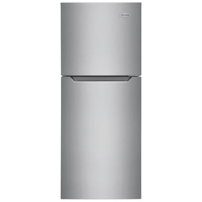 Frigidaire 24 in. 10.1 cu. ft. Counter Depth Garage Ready Top Freezer Refrigerator - Stainless Steel | FFET1022UV