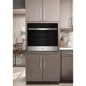 Whirlpool 27 in. 4.3 cu. ft. Smart Electric Single Wall Oven with True European Convection - Fingerprint Resistant Stainless, , hires