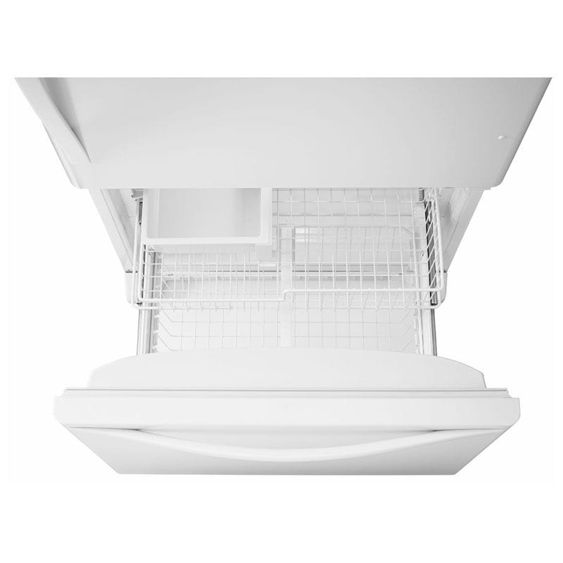 Whirlpool 30 in. 18.7 cu. ft. Bottom Freezer Refrigerator with Ice Maker - White-on-White, White on White, hires