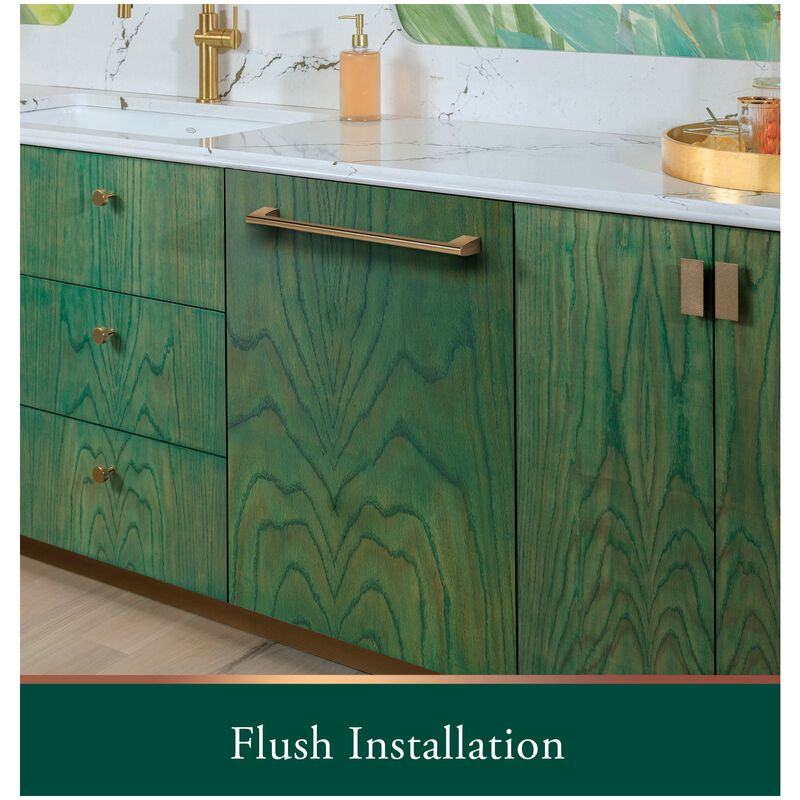 Cafe 24 in. Top Control Flush-Mount Smart Dishwasher with 44 dBA Sound Level, 3rd-Rack & Dual Convection Ultra Dry - Custom Panel Ready, , hires