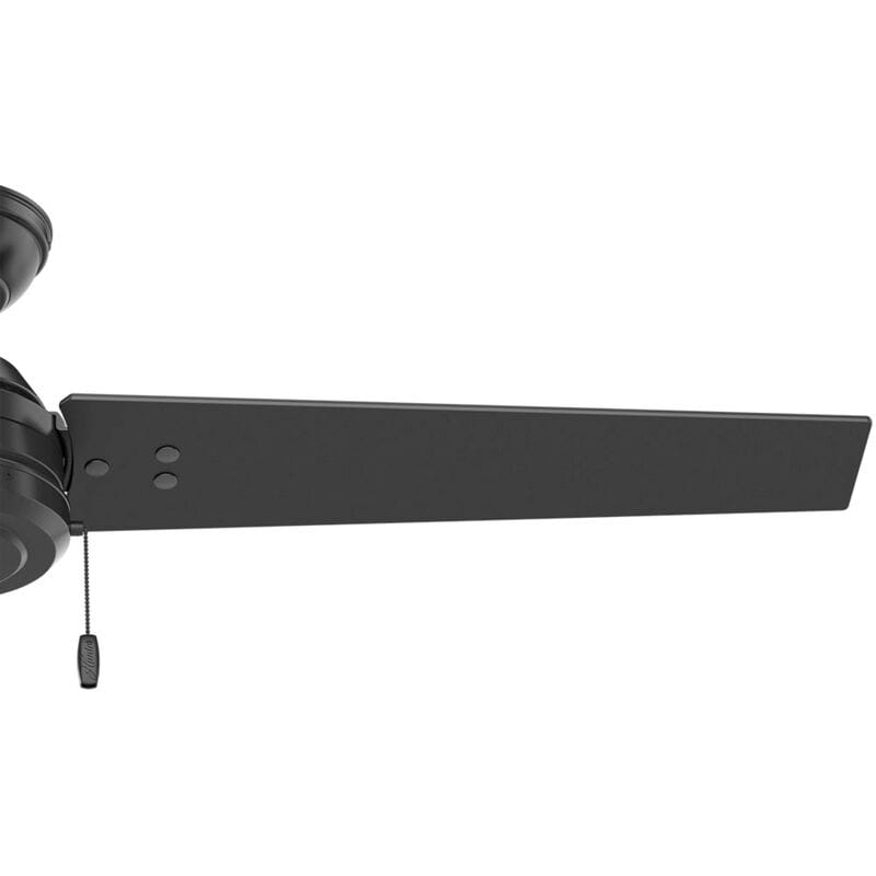 Hunter Cassius 52 in. Indoor /Outdoor Ceiling Fan - Matte Black, Matte Black, hires