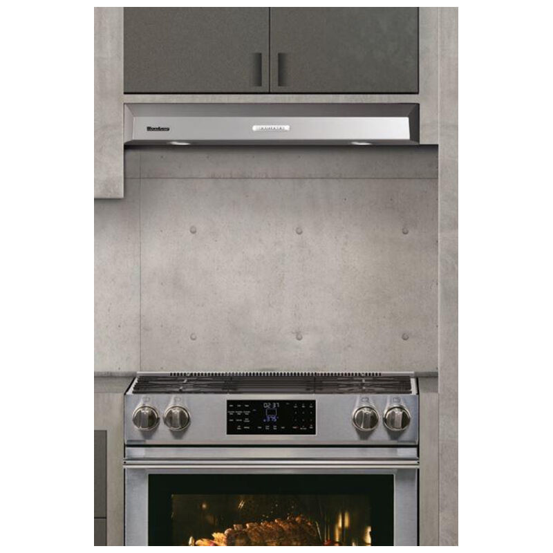 Blomberg 30 in. Standard Style Range Hood with 3 Speed Settings, 250 CFM, Convertible Venting & 2 Halogen Lights - Stainless Steel, , hires