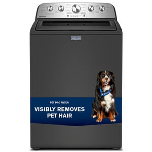 Maytag Pet Pro 27 in. 4.8 cu. ft. Top Load Washer - Volcano Black, Volcano Black, hires