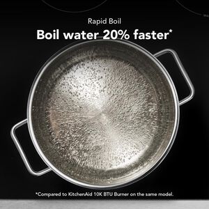 KitchenAid 30 in. 5.3 cu. ft. Smart Air-Fry True European Convection Electric Range with Radiant Burners - Fingerprint Resistant Stainless Steel, , hires