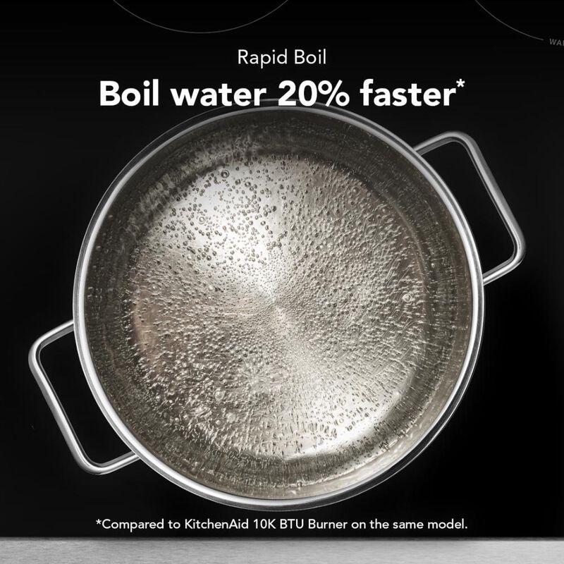 KitchenAid 30 in. 5.3 cu. ft. Smart Air-Fry True European Convection Electric Range with Radiant Burners - Fingerprint Resistant Stainless Steel, , hires