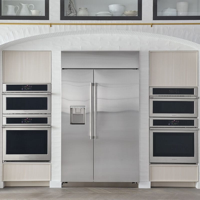 Monogram 48 in. 30.7 cu. ft. Built-In Smart Side by Side Refrigerator with Ice & Water Dispenser - Stainless Steel, , hires