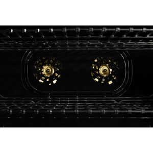 JennAir Noir Series 48 in. 6.3 cu. ft. Smart True European Convection Double Oven Dual Fuel Range with 6 Sealed Burners & Grill - Stainless Steel, , hires