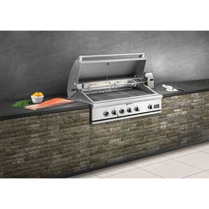 DCS Series 7 48 in. 4-Burner Built-In Liquid Propane Gas Grill with Rotisserie & Smoke Box - Stainless Steel, , hires