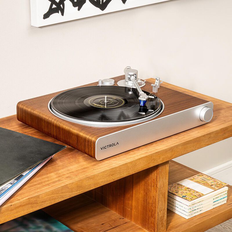 Victrola Stream Sapphire WiFi and Bluetooth Turntable (Works with Sonos) - Walnut, , hires