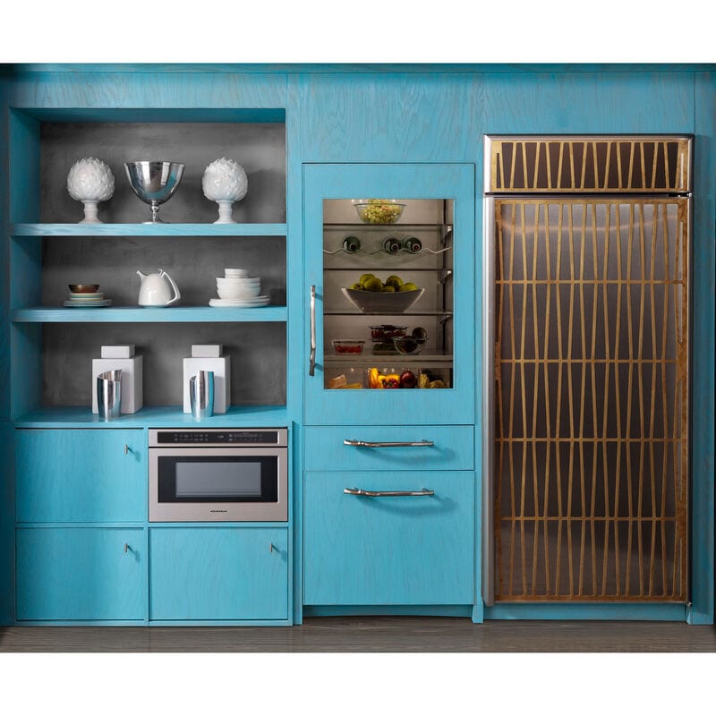 Monogram 24 in. 1.2 cu. ft. 1000W Drawer Microwave with Sensor Cooking - Stainless Steel, , hires