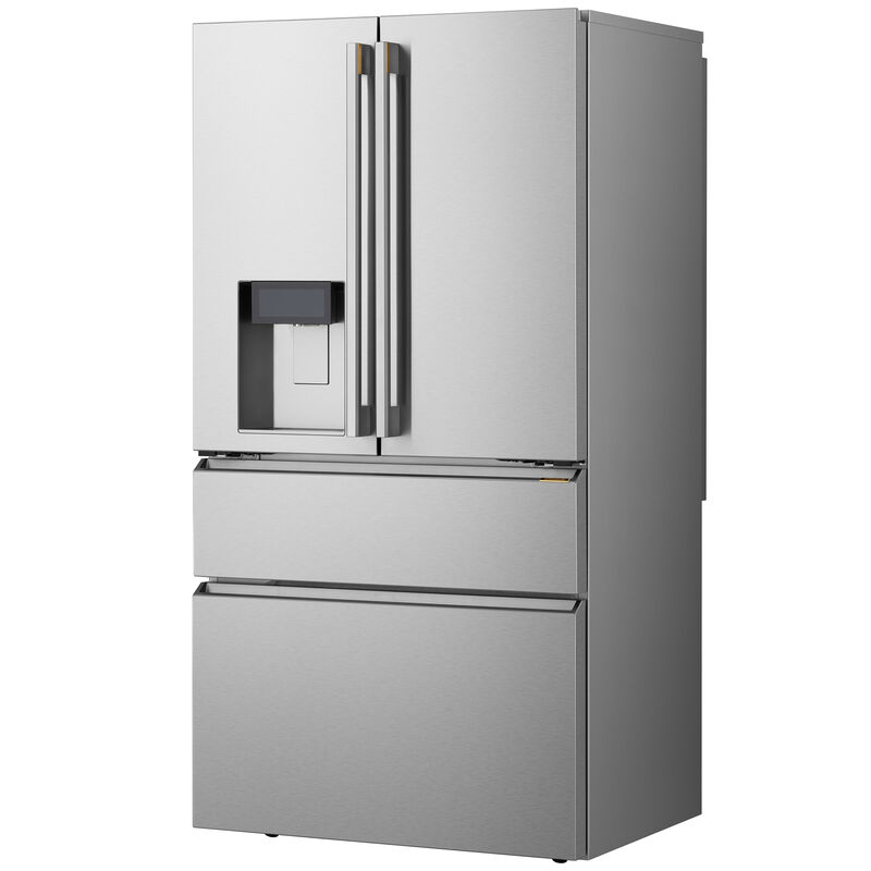LG Signature 36 in. 21.7 cu. ft. Smart Counter Depth 4-Door French Door Refrigerator with Ice & Water Dispenser - PrintProof Stainless Steel, , hires