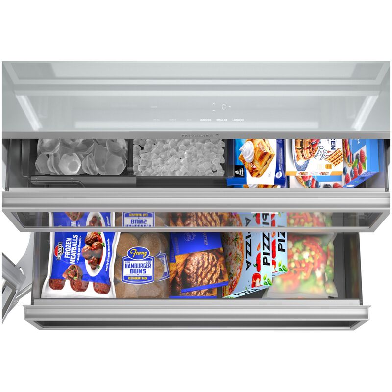 Thermador Freedom Collection 36 in. 22.3 cu. ft. Built-In Smart Triple Drawer Upright Freezer with Ice-Maker & Adjustable Shelves - Custom Panel Ready, , hires