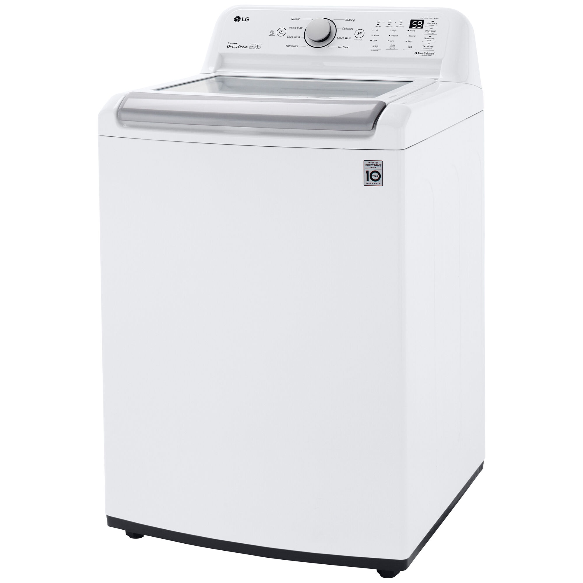LG 27 in. 5.0 cu. ft. Top Load Washer with TurboDrum Technology