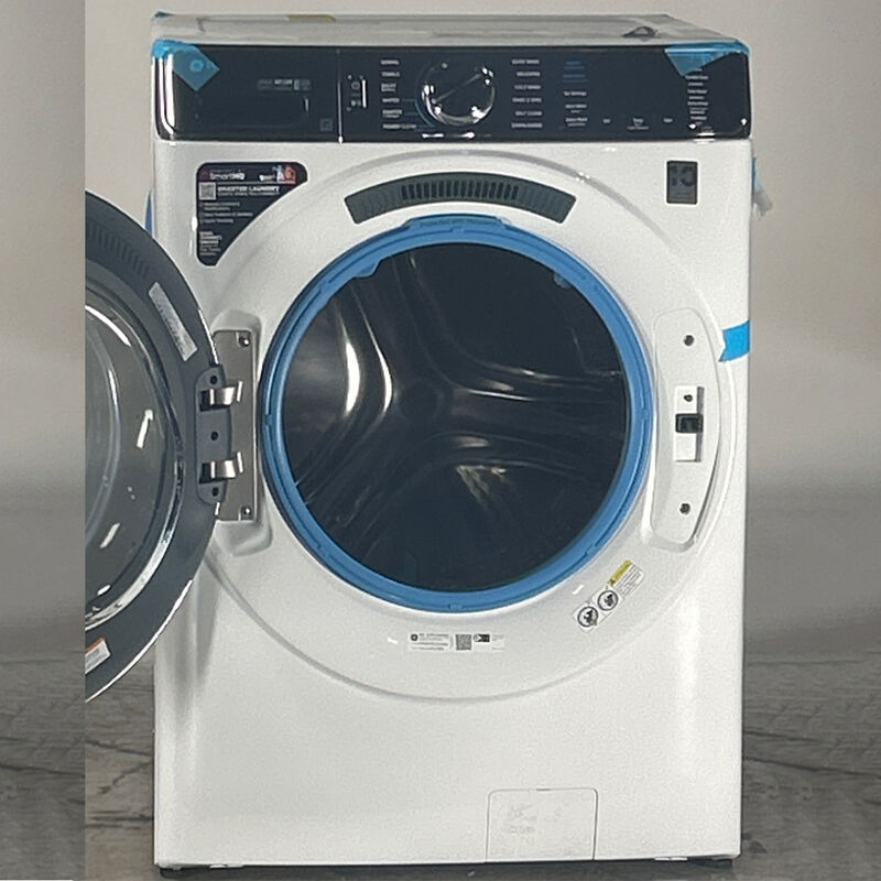 GE Profile 28 in. 5.3 cu. ft. Smart Stackable Front Load Energy Star Washer with UltraFresh Vent System+, Sanitize & Steam Cycle - White (Open Box Good Condition), , hires