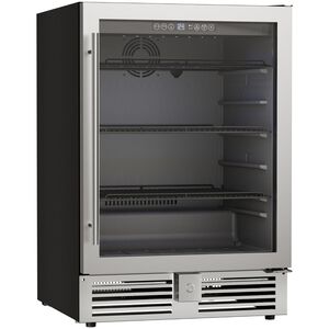 Avanti 24 in. Built-In/Freestanding 5.0 cu. ft. Compact Beverage Center with Adjustable Shelves & Digital Control - Stainless Steel, , hires