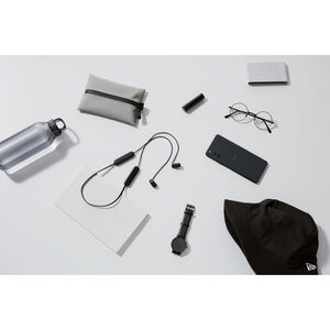 Sony WI-C100 Wireless In-ear Bluetooth Headphones with built-in microphone, Black, , hires