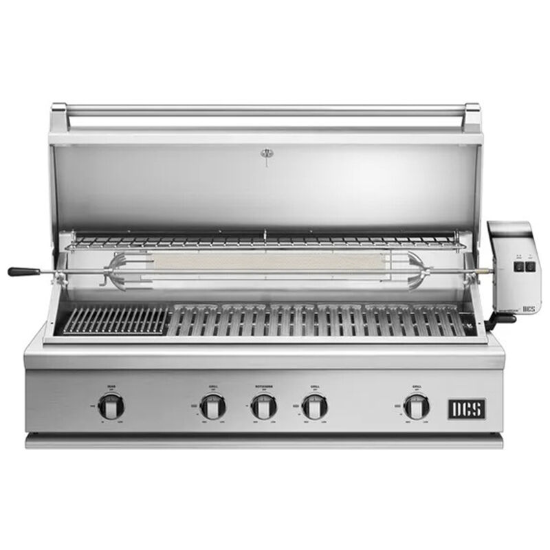 DCS Series 7 48 in. 4-Burner Built-In/Freestanding Natural Gas Grill with Rotisserie, Sear Burner & Smoke Box - Stainless Steel, , hires