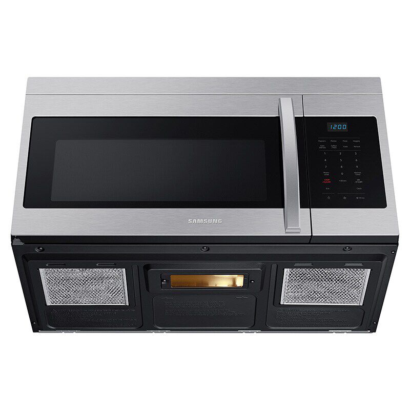 Samsung 30 in. 1.6 cu. ft. 1000W Over-the-Range Microwave with 300 CFM - Stainless Steel, Stainless Steel, hires