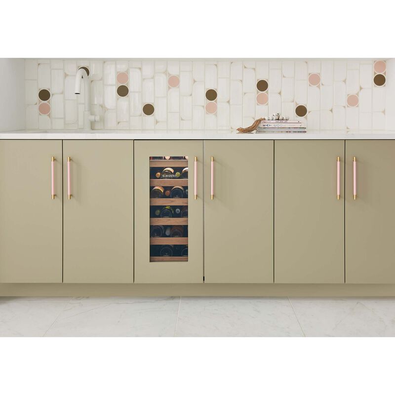 Sub-Zero Designer Series 15 in. Undercounter Smart Wine Cooler with Wood Racks, Single Temperature Zone & 24 Bottle Capacity - Custom Panel Ready, , hires