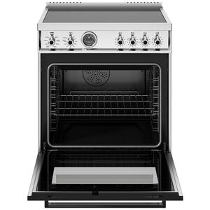 Bertazzoni Professional Series 30 in. 4.6 cu. ft. Air Fry Dual Convection Electric Range with 4 Induction Burners - Stainless Steel, , hires