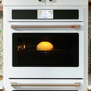 Cafe Professional Series 30 in. 5 cu. ft. Smart Electric Single Wall Oven with True European Convection - Matte White, Matte White, hires