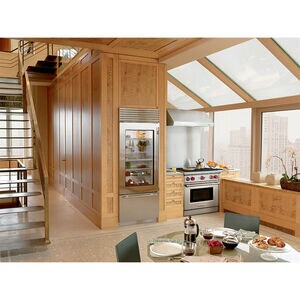 Wolf 36 in. Convertible Canopy Pro Style Style Range Hood with 2 LED Lights - Stainless Steel, , hires