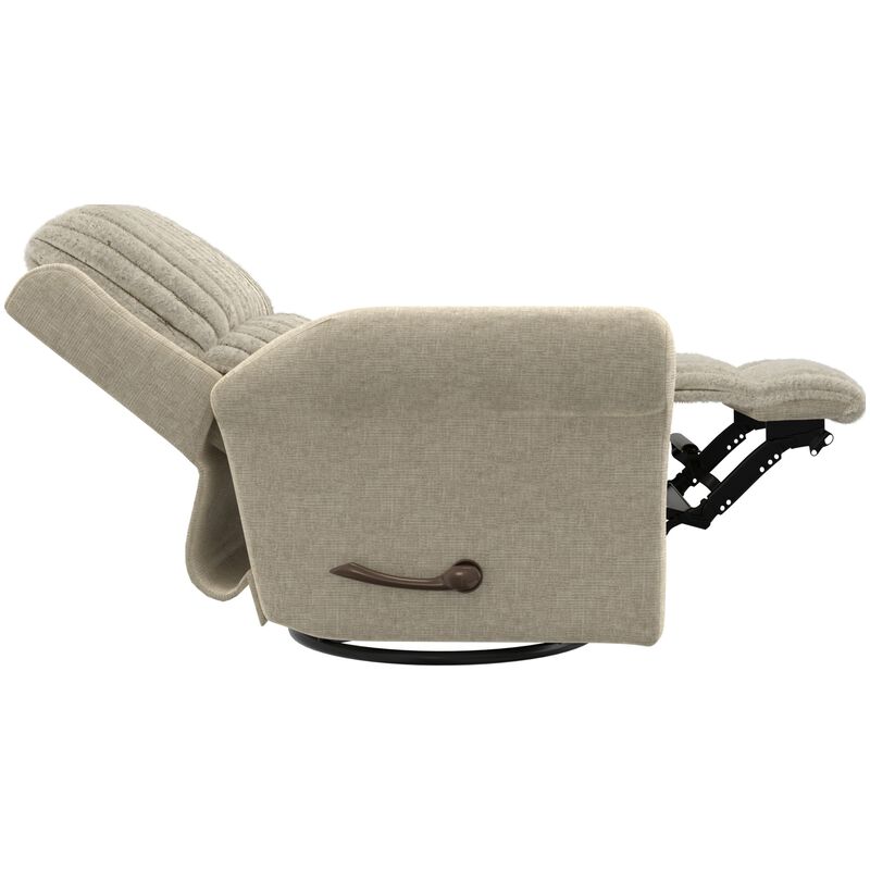 Catnapper Foxy Swivel Glider Recliner - Beige, Beige, hires
